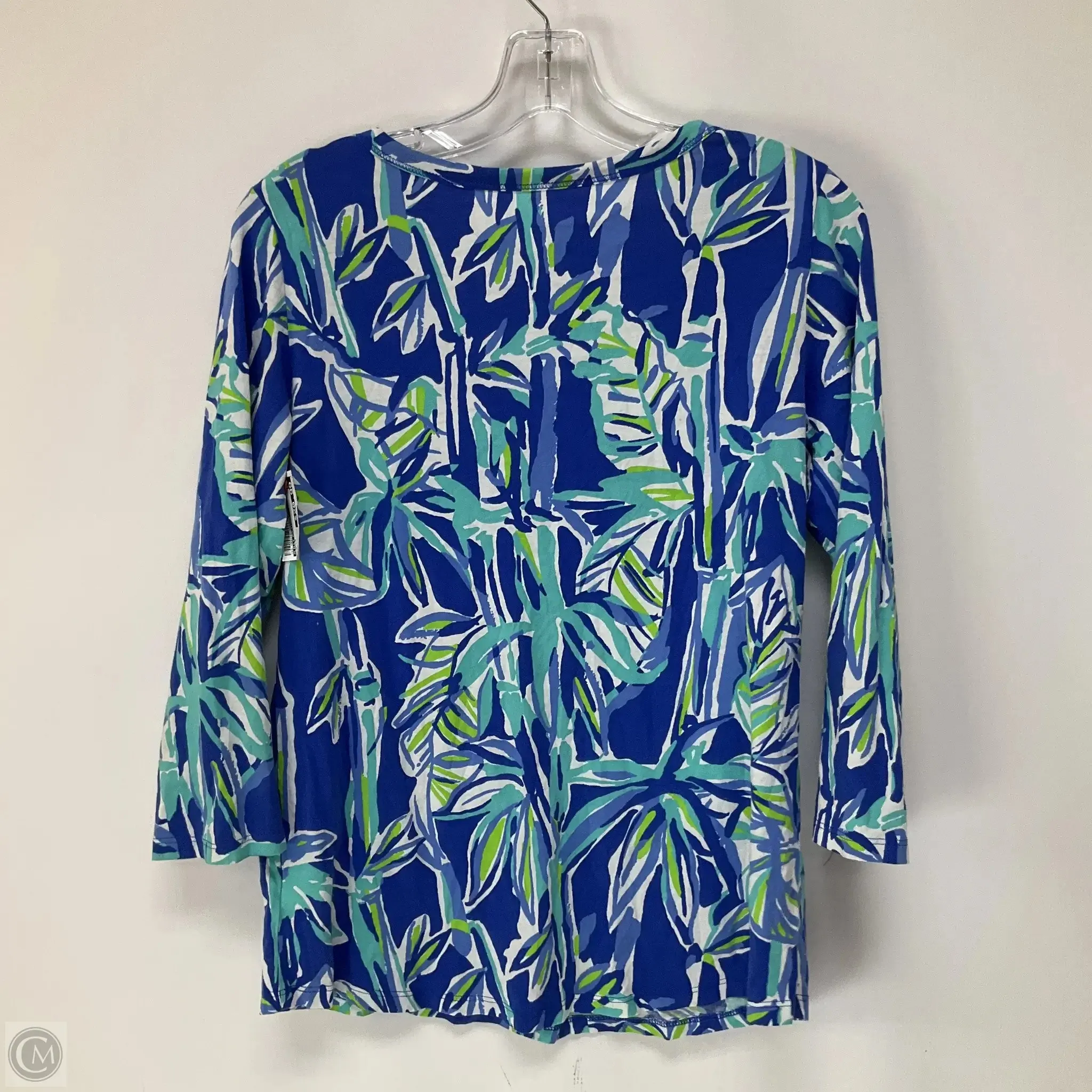 Top Long Sleeve By Lilly Pulitzer In Blue, Size: M