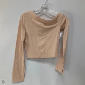 Top Long Sleeve By Stateside In Peach, Size: Xs