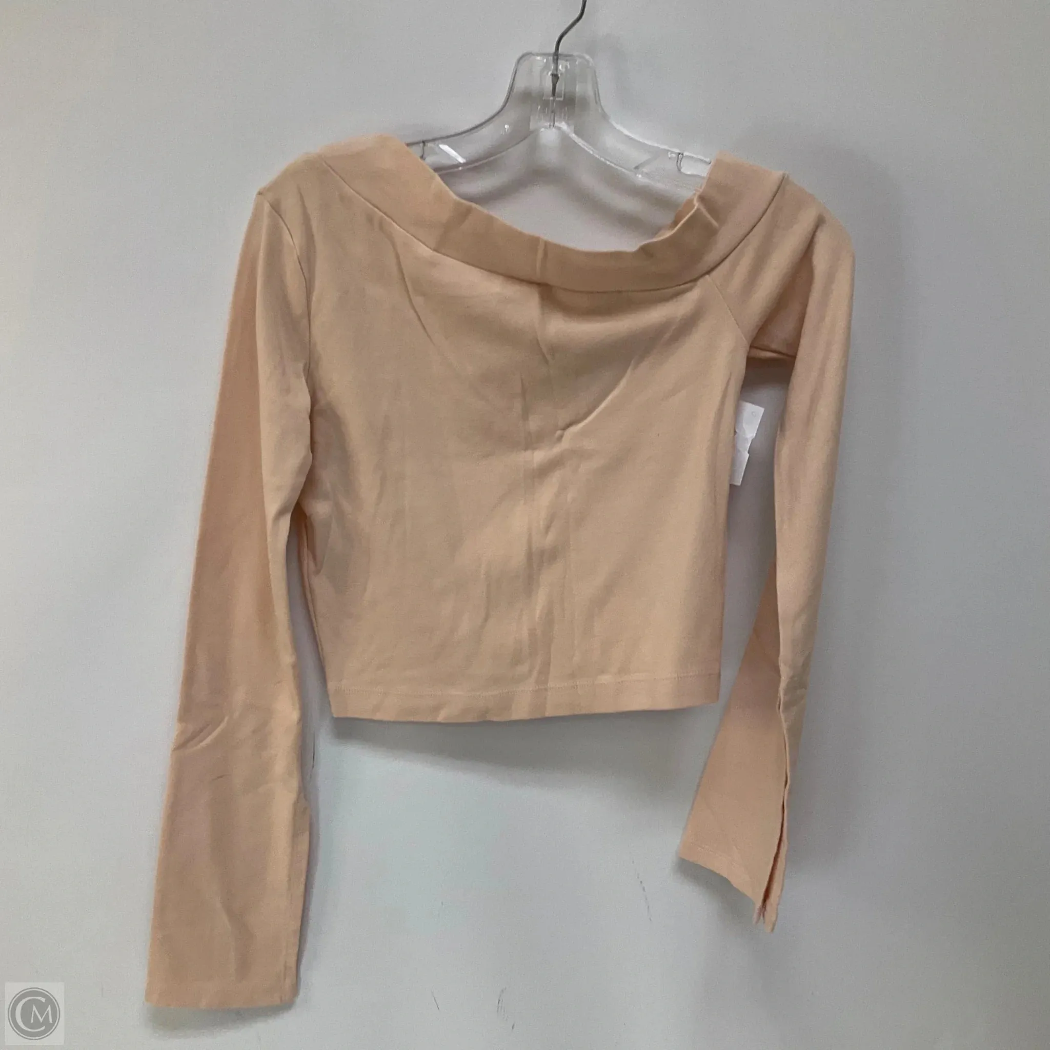 Top Long Sleeve By Stateside In Peach, Size: Xs