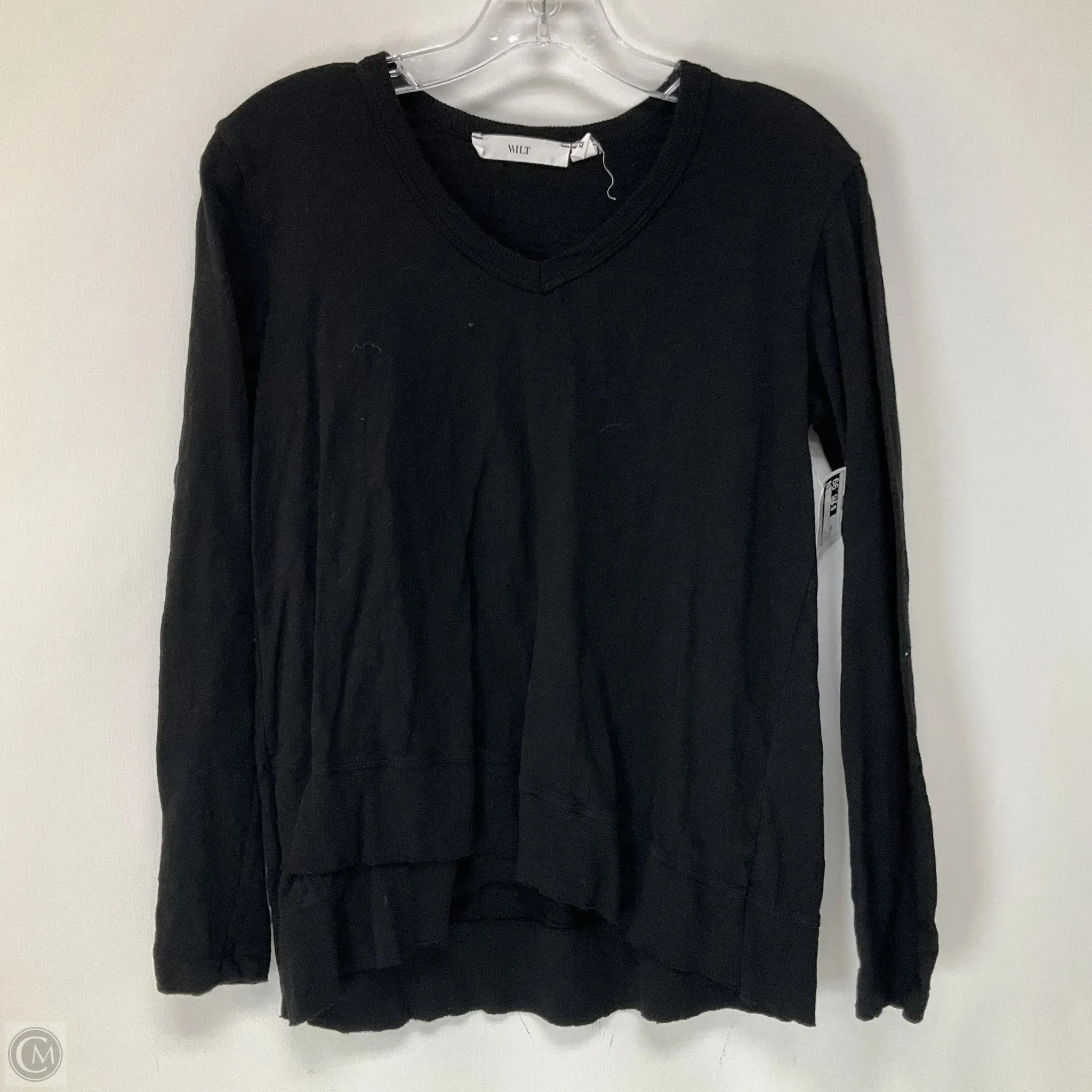 Top Long Sleeve By Wilt In Black, Size: Xs