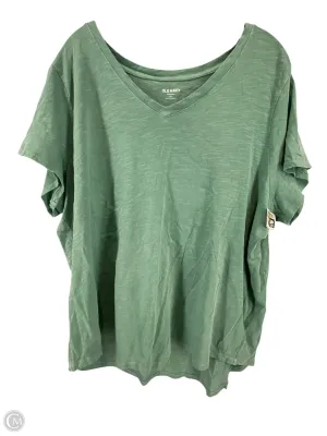Top Short Sleeve Basic By Old Navy In Green, Size: 2x