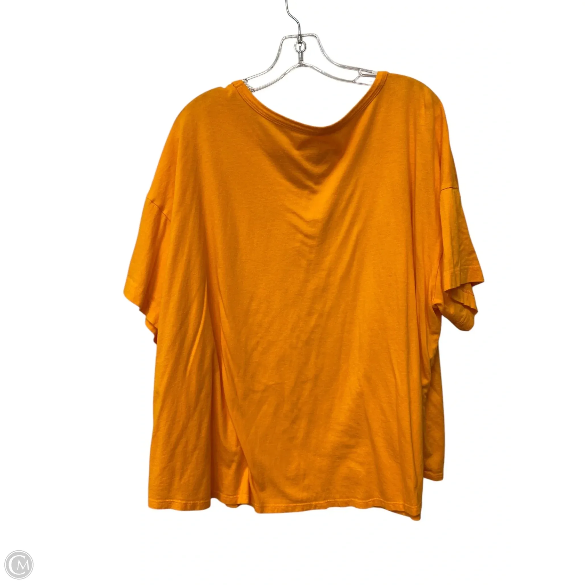 Top Short Sleeve Basic By West Bound In Orange, Size: 3x