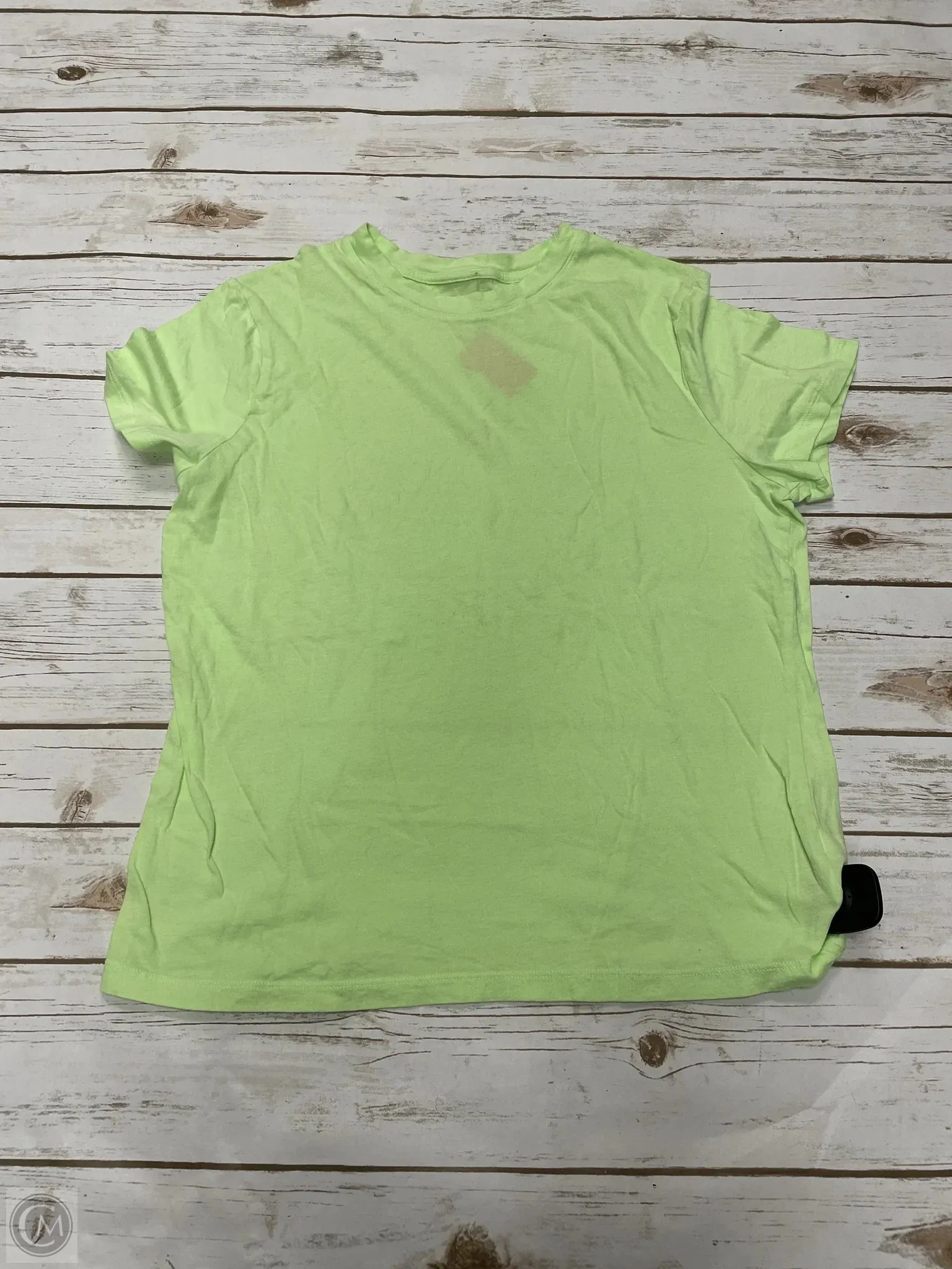 Top Short Sleeve By A New Day In Green, Size: L