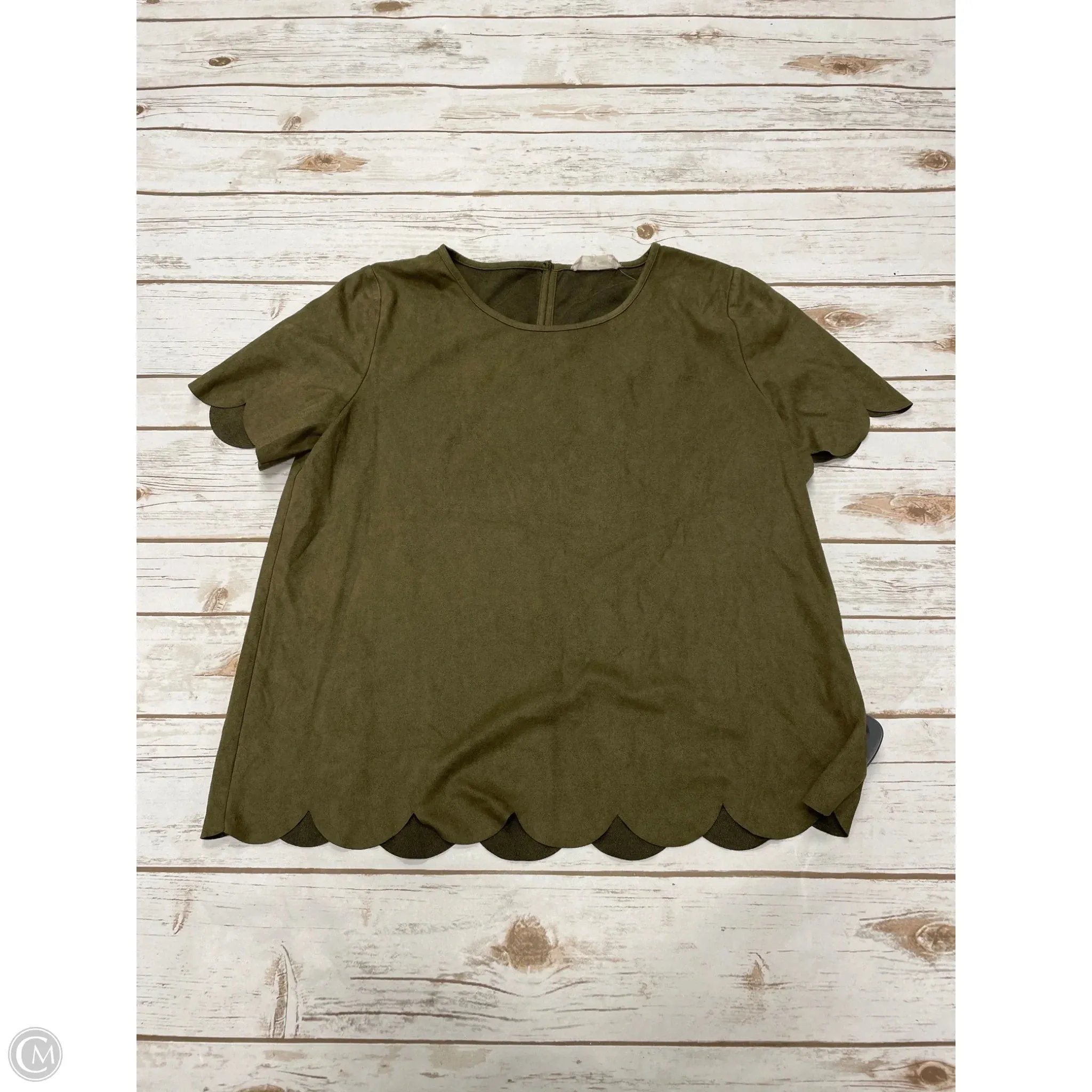Top Short Sleeve By Altard State In Green, Size: L
