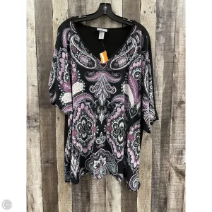 Top Short Sleeve By Catherines In Multi-colored, Size: 2x