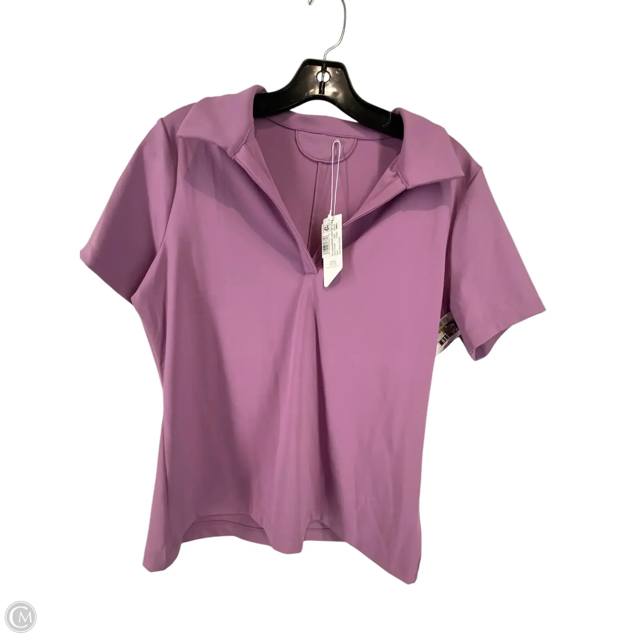 Top Short Sleeve By Clothes Mentor In Purple, Size: L