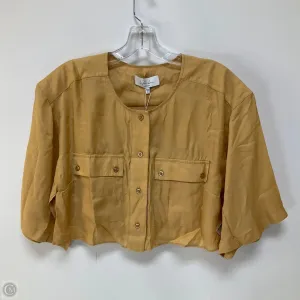 Top Short Sleeve By Cma In Orange, Size: M