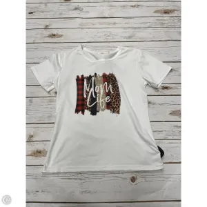 Top Short Sleeve By Cme In Multi-colored, Size: M
