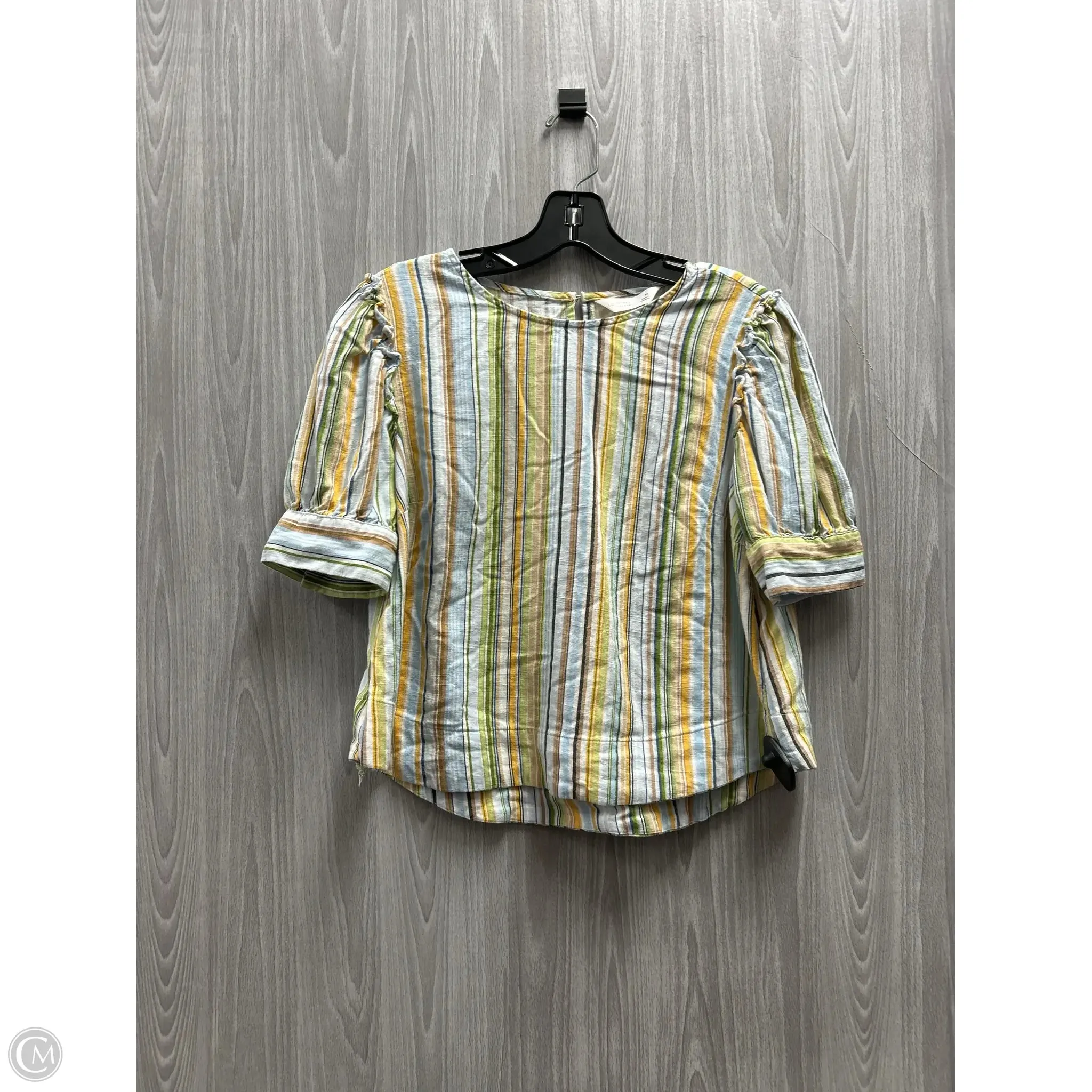 Top Short Sleeve By Lc Lauren Conrad In Multi-colored, Size: M