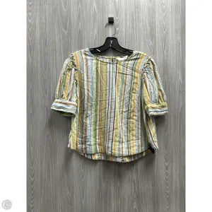 Top Short Sleeve By Lc Lauren Conrad In Multi-colored, Size: M