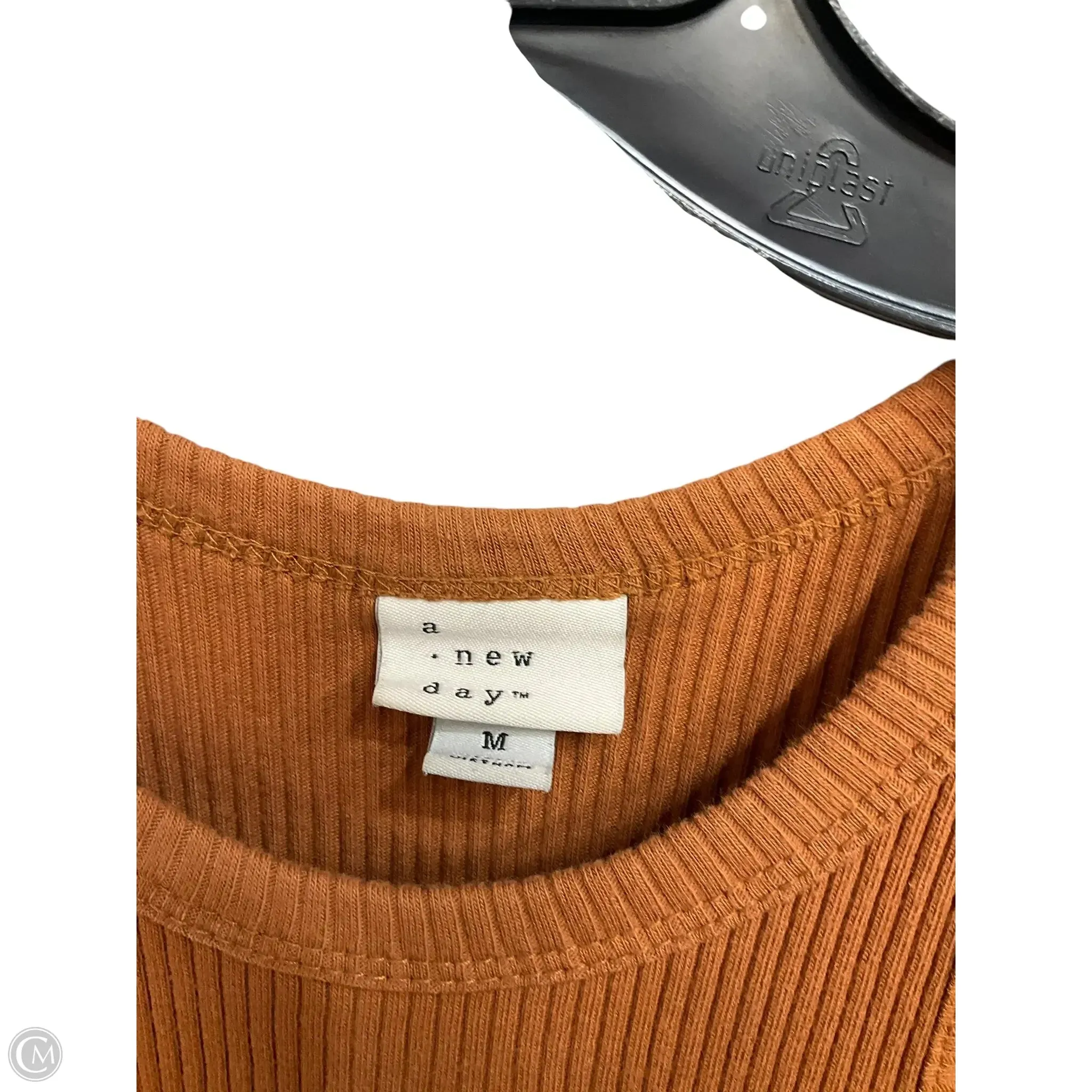 Top Sleeveless By A New Day In Orange, Size: M