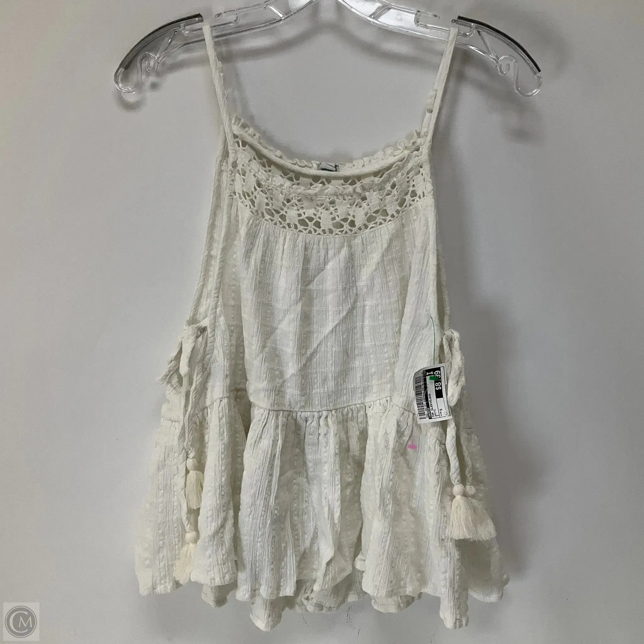 Top Sleeveless By Aerie In White, Size: S