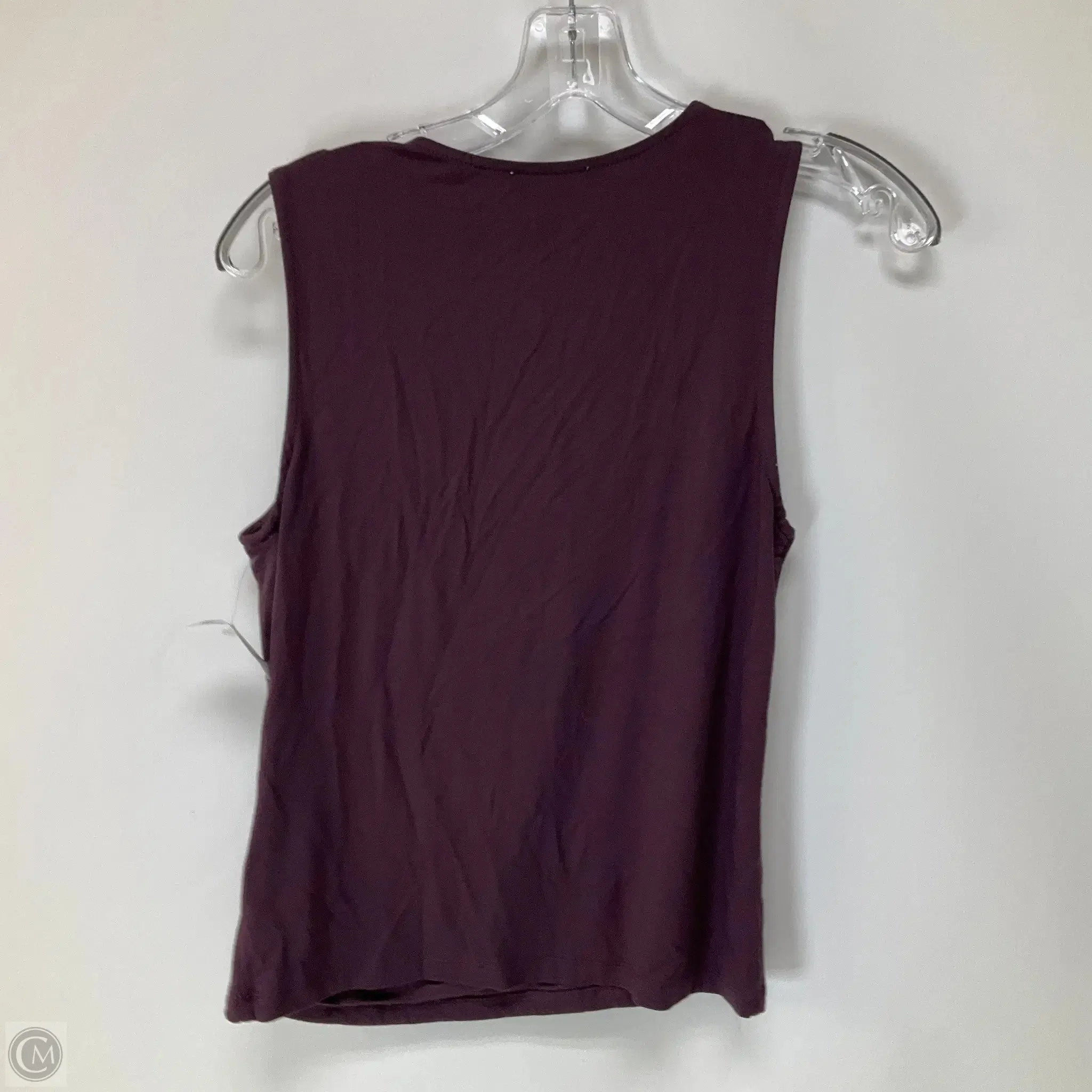 Top Sleeveless By Evereve In Purple, Size: M