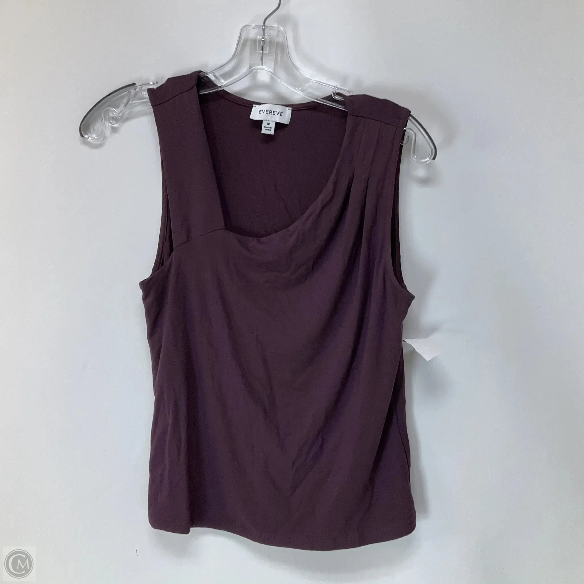 Top Sleeveless By Evereve In Purple, Size: M