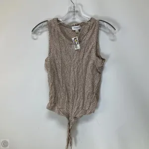 Top Sleeveless By Evereve In Striped Pattern, Size: S