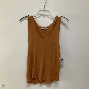 Top Sleeveless By Free People In Orange, Size: Xs