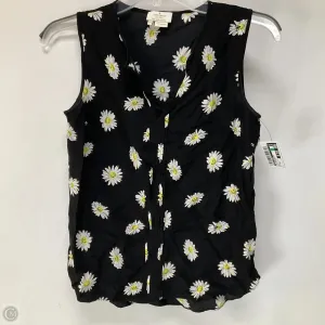 Top Sleeveless By Kate Spade In Floral Print, Size: Xs