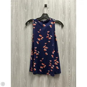 Top Sleeveless By Loft In Multi-colored, Size: Xsp