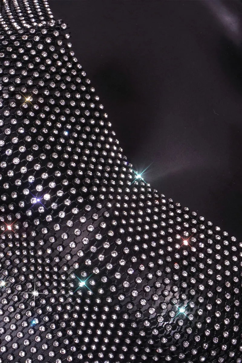 TR3002 Halter Fishnet Top