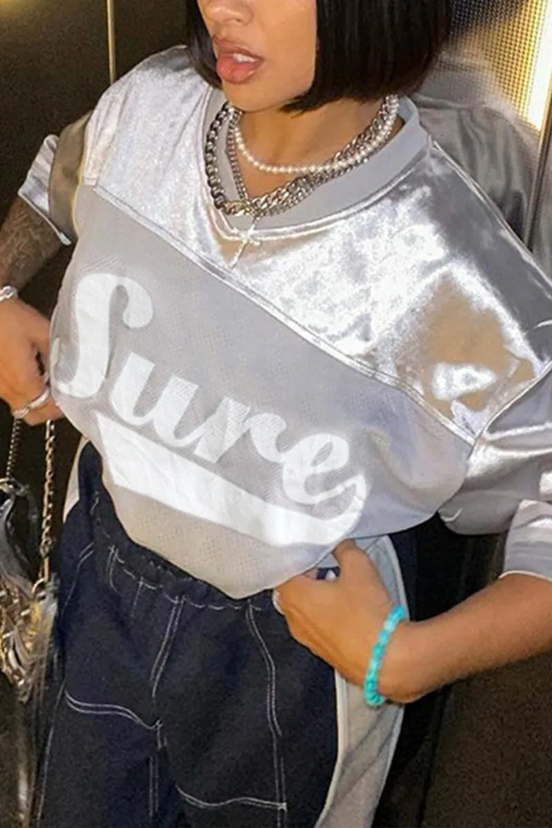TR3048 Sporty Crop Shirt Top