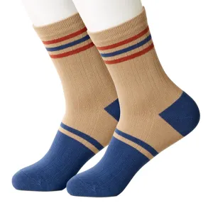 Trio Stripe Sand Women's Socks