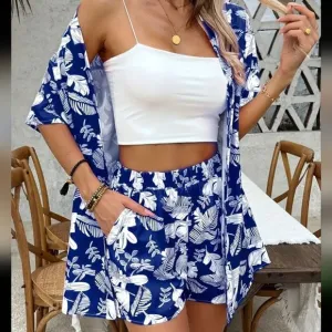 Tropical two-piece short set