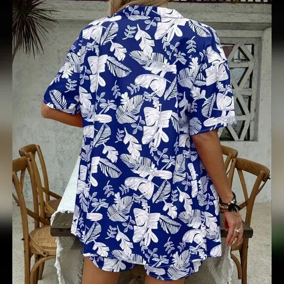 Tropical two-piece short set