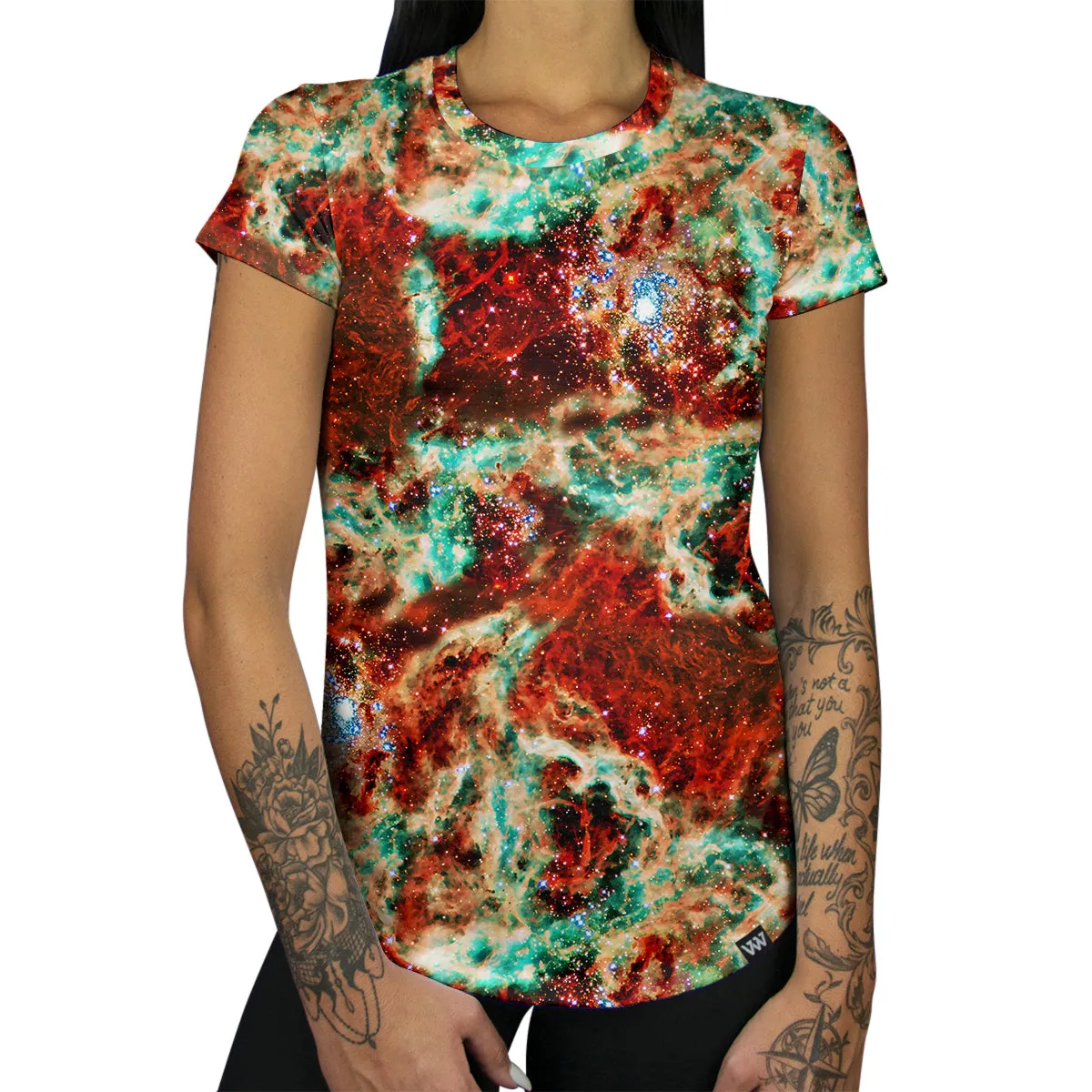 Turquoise Rivers Women's Tee