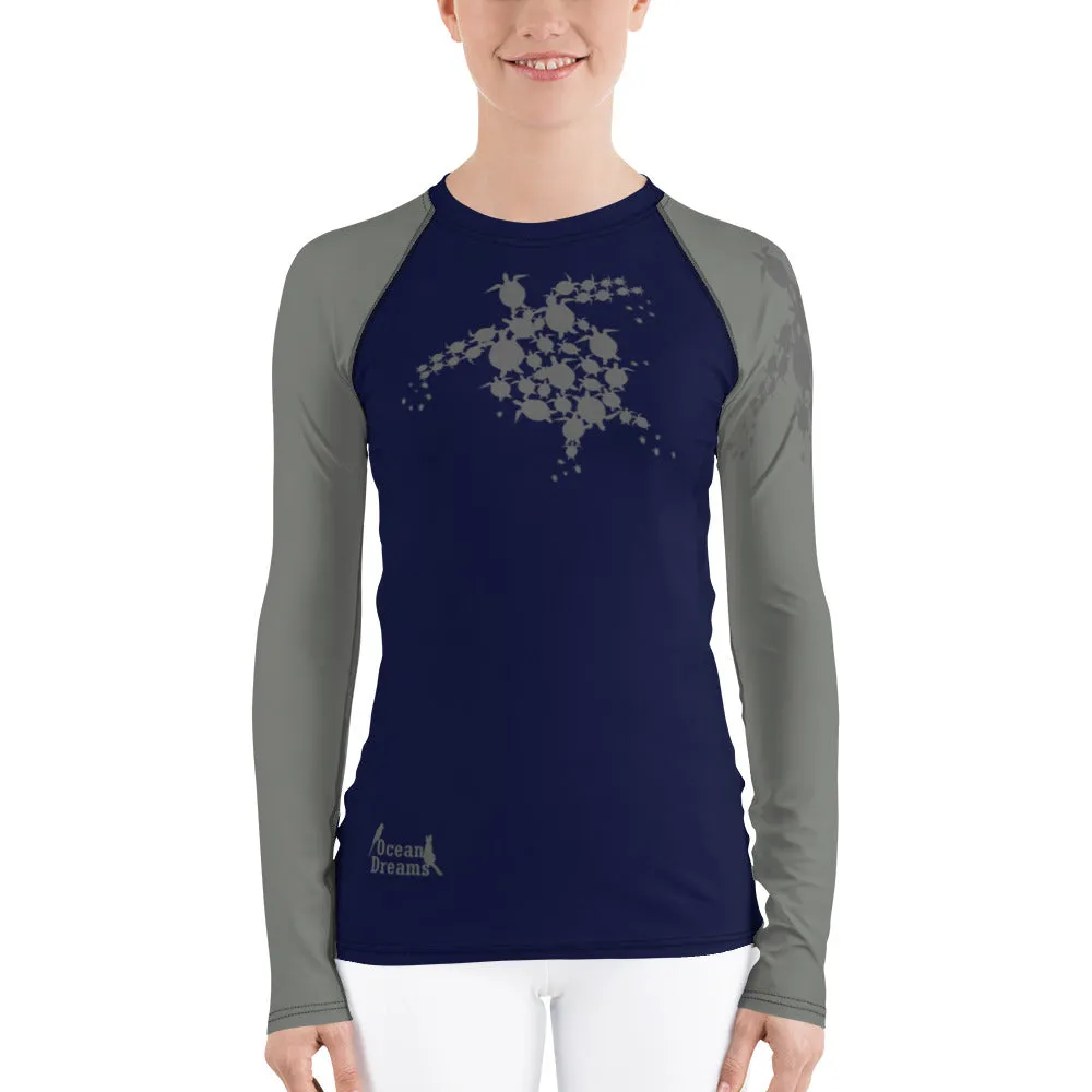 Turtle Time Women's Rash Guard