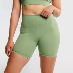 TWL - WOMEN'S HIGH WAISTED EXTRA LONG BALANCE SHORTS - JADE