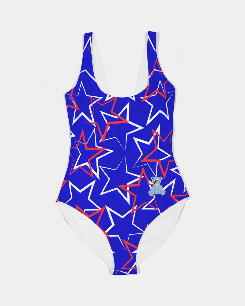 UglyBear meets KOR Women's One-Piece Swimsuit