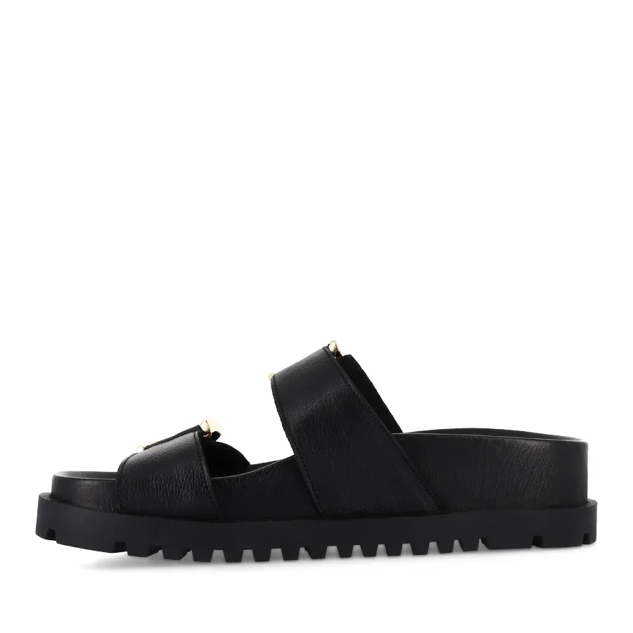 ULLANA - BLACK BLACK LEATHER