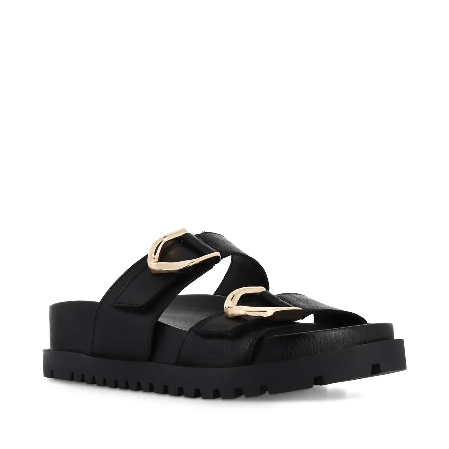 ULLANA - BLACK BLACK LEATHER