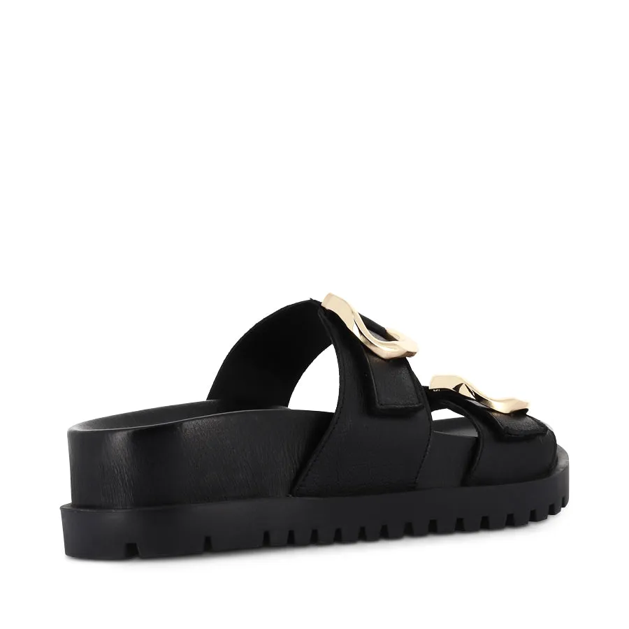 ULLANA - BLACK BLACK LEATHER