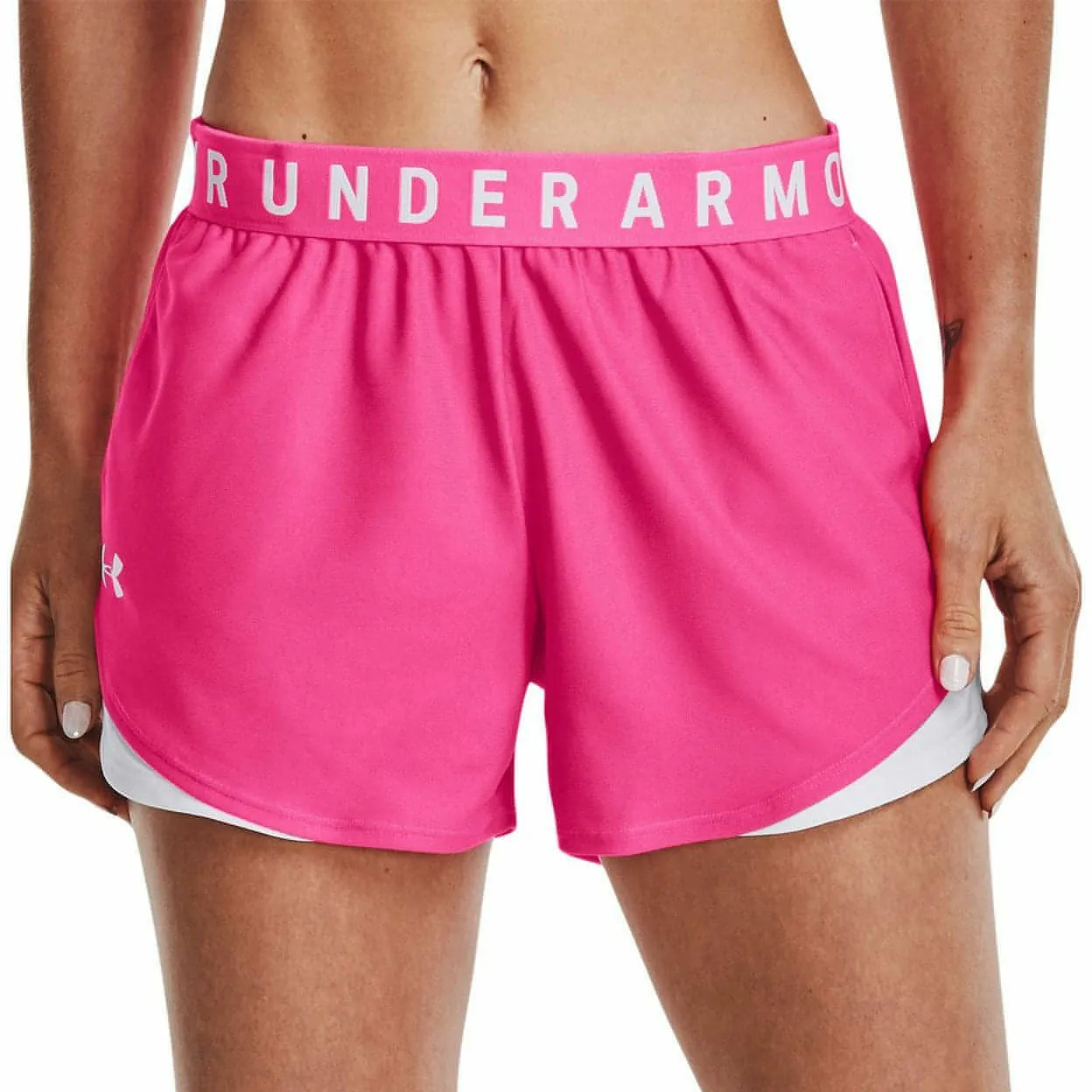Under Armour Play Up 3.0 Womens Running Shorts - Pink