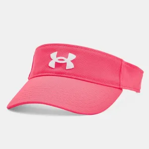 Under Armour - Women's Blitzing Visor - Adjustable - Pink Shock/White