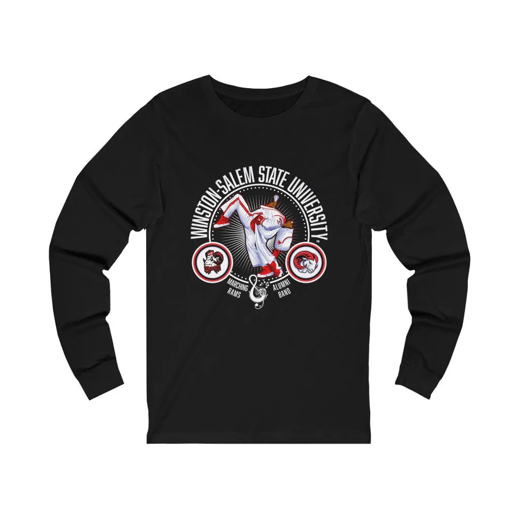 UNISEX WSSU MARCHING RAMS ALUMNI LONG SLEEVE TEE