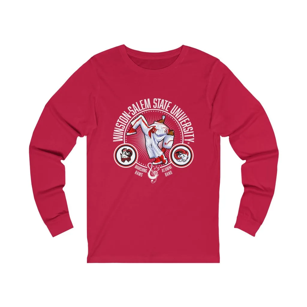 UNISEX WSSU MARCHING RAMS ALUMNI LONG SLEEVE TEE