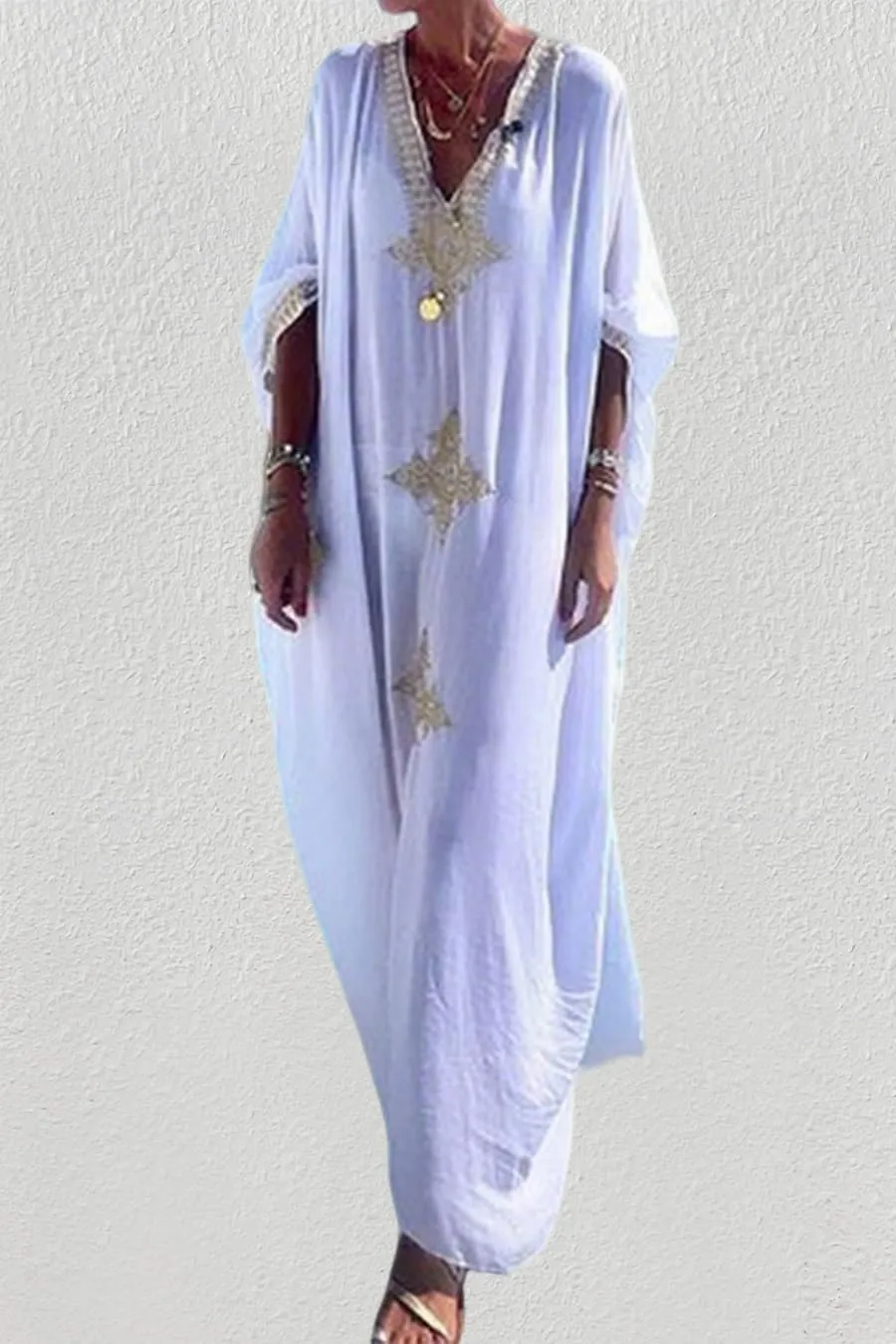 V Neck Women's Pool Cover up