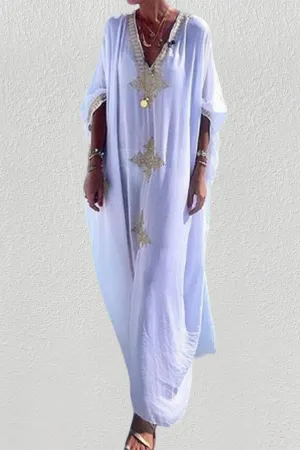 V Neck Women's Pool Cover up