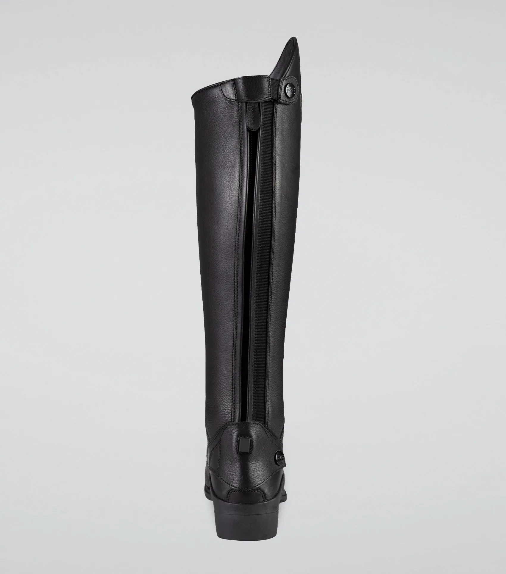 Vallardi Ladies Leather Field Tall Riding Boots Black (Regular Calf)
