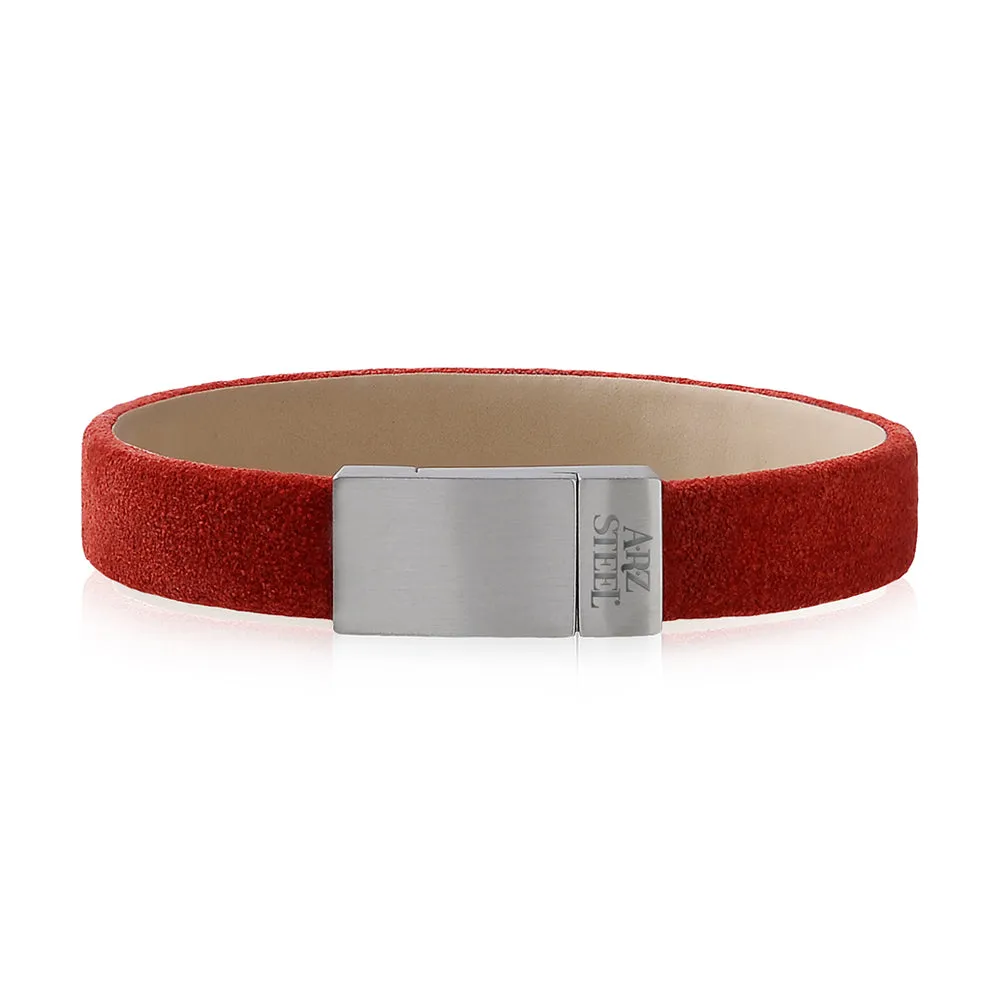 Velvet Leather Crystal Bracelet