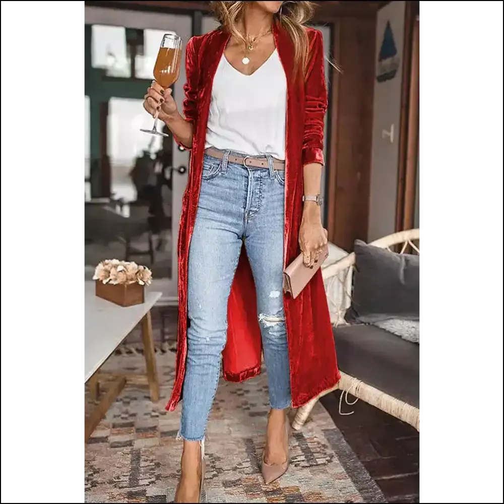 Velvet Long Cardigan: Basically a Hug you can Wear 😉 Needful Things