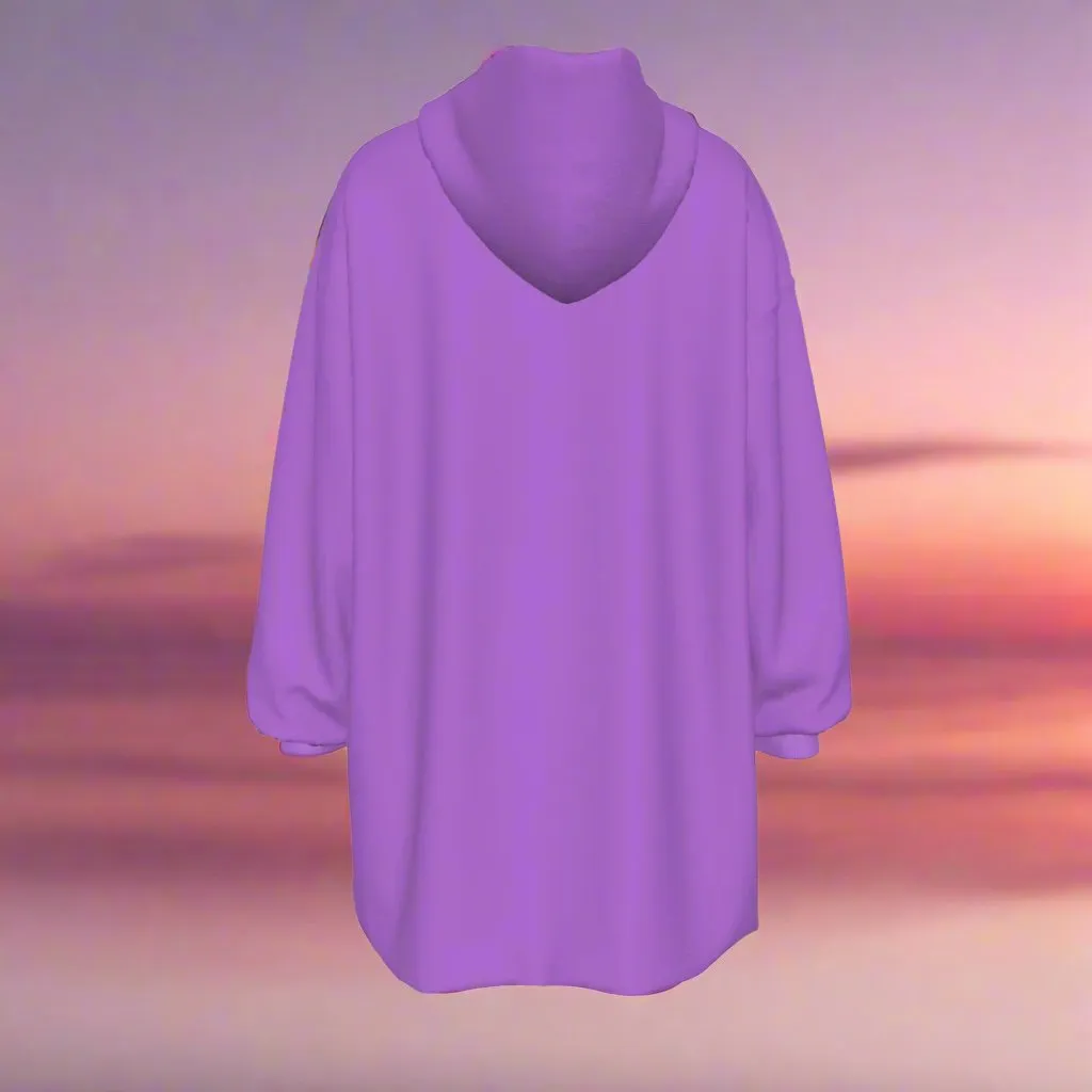 Vibrant Visionary Women's Sherpa Fleece Hoodie Blanket