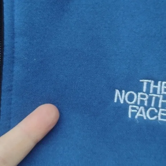 Vintage 90s North Face Blue Fleece Vest L
