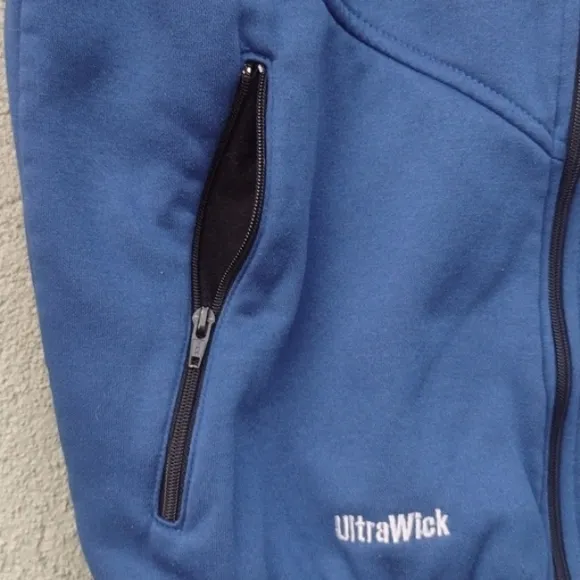 Vintage 90s North Face Blue Fleece Vest L