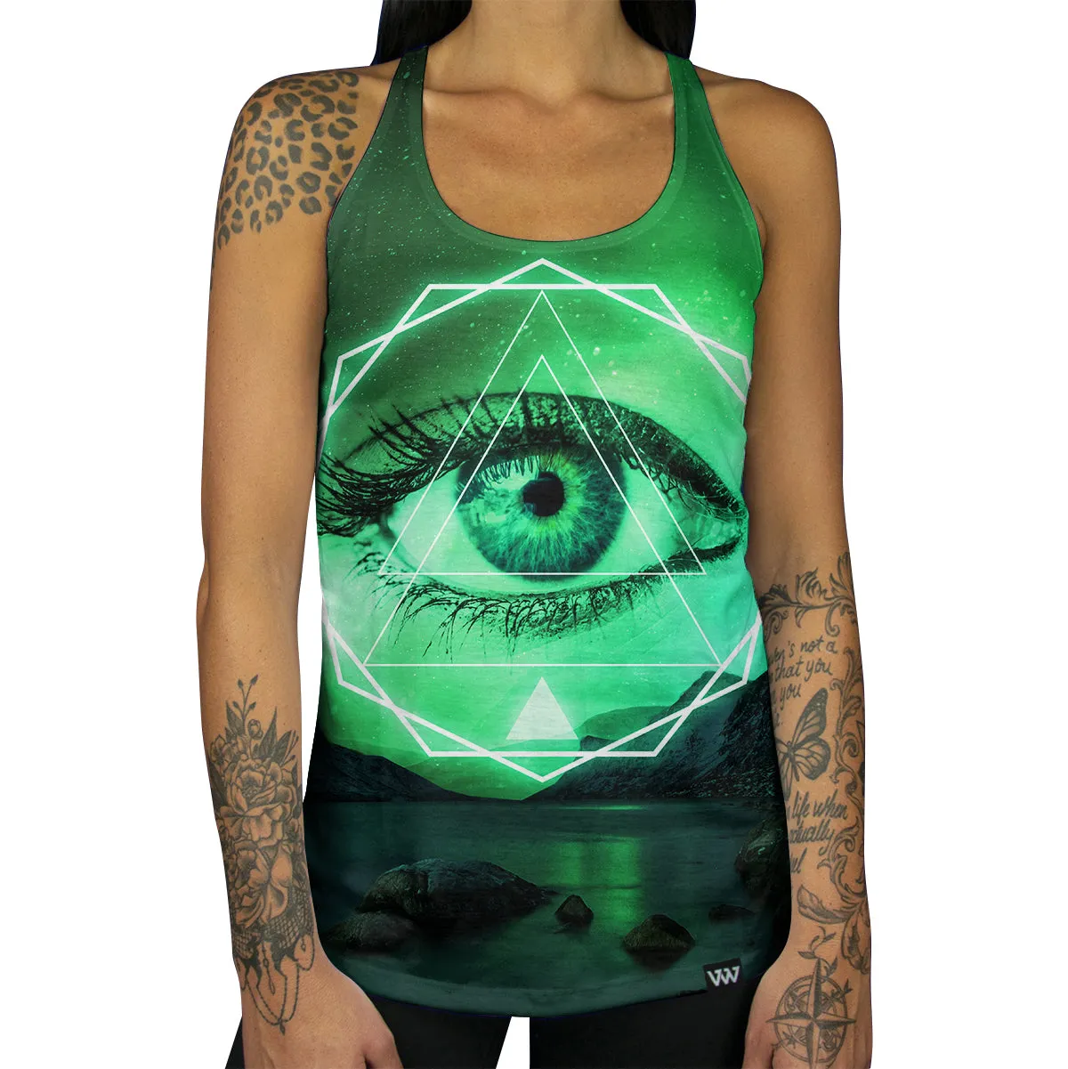 Viridian Third Eye Racerback Tank