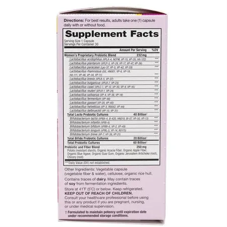 Vital Planet - Vital Flora 60 Billion 60 Strain, Women’s, 30ct - refrigerated