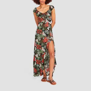 Volcom Coco Ho Dress Black Combo - Womens
