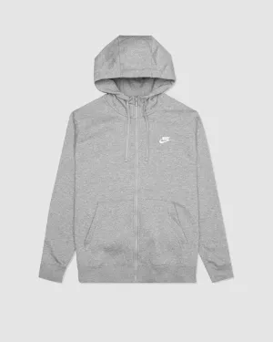 W NSW ESSENTIAL FULLZIP FLEECE HOODIE "GREY"